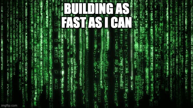 Image of green text running over a black background from the movie The Matrix